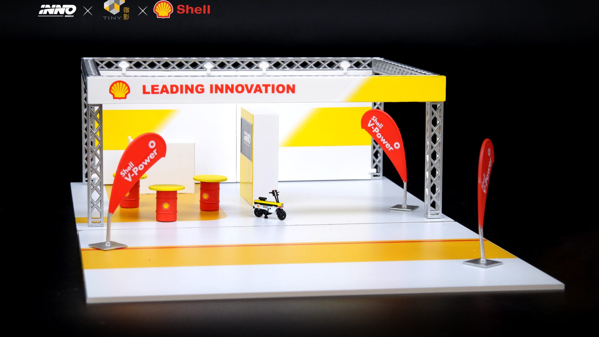 SHELL - KIOSK Diorama (Without Model Cars) - Inno Models