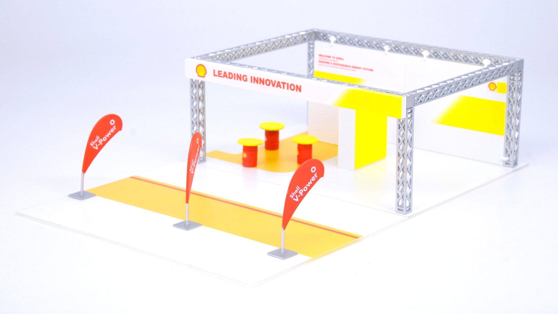 SHELL - KIOSK Diorama (Without Model Cars) - Inno Models