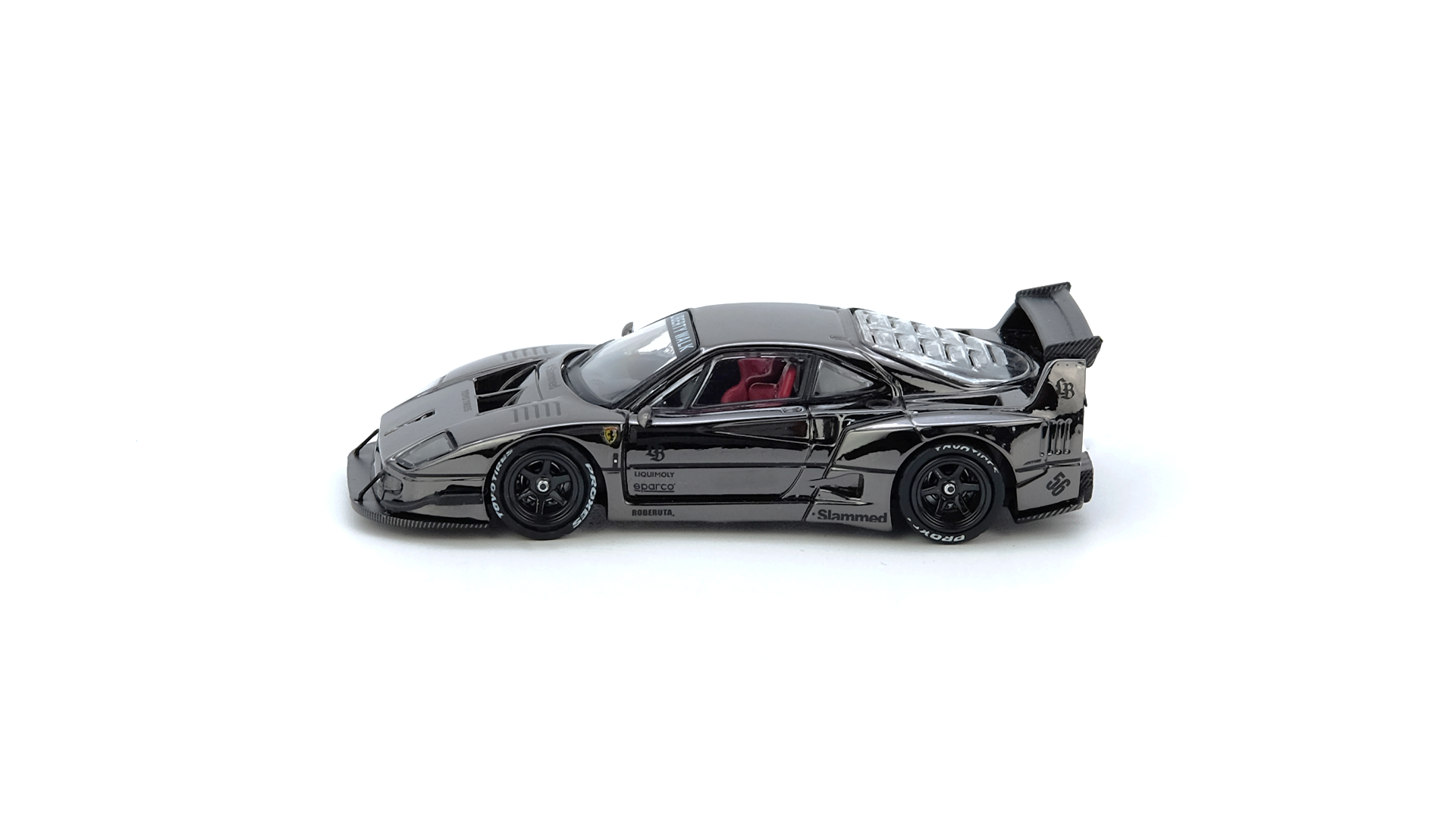ミニカー INNO LBWK F40 CHROME BLACK LBWK F40 Chrome Black (Chase Car Included) - Inno Models