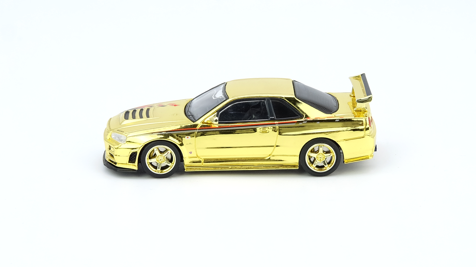 SKYLINE GT-R (R34) NISMO R-Tune Gold Chrome - Hobby Expo China