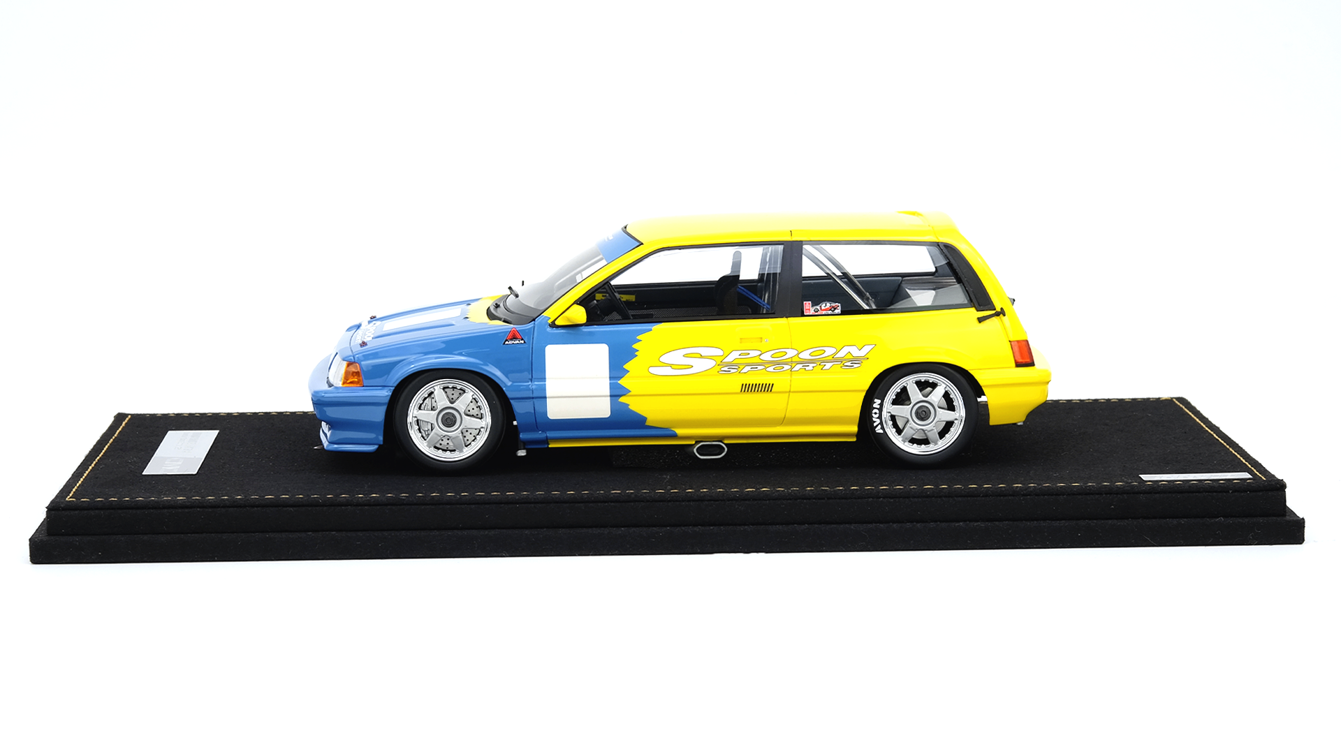 イノモデル 1/64 ホンダ シビック Spoon 1985 Honda Civic Si E-AT Gr.A Tuned by 