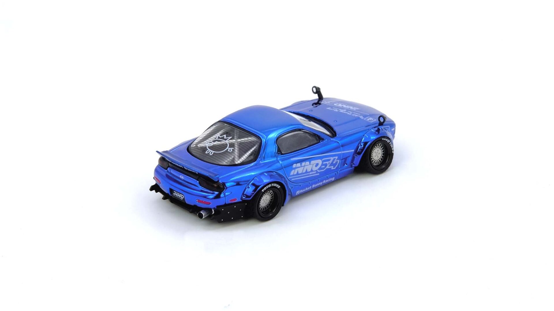Mazda RX-7 (FD3S) Pandem Rocket Bunny Chrome Blue Tokyo Auto Salon