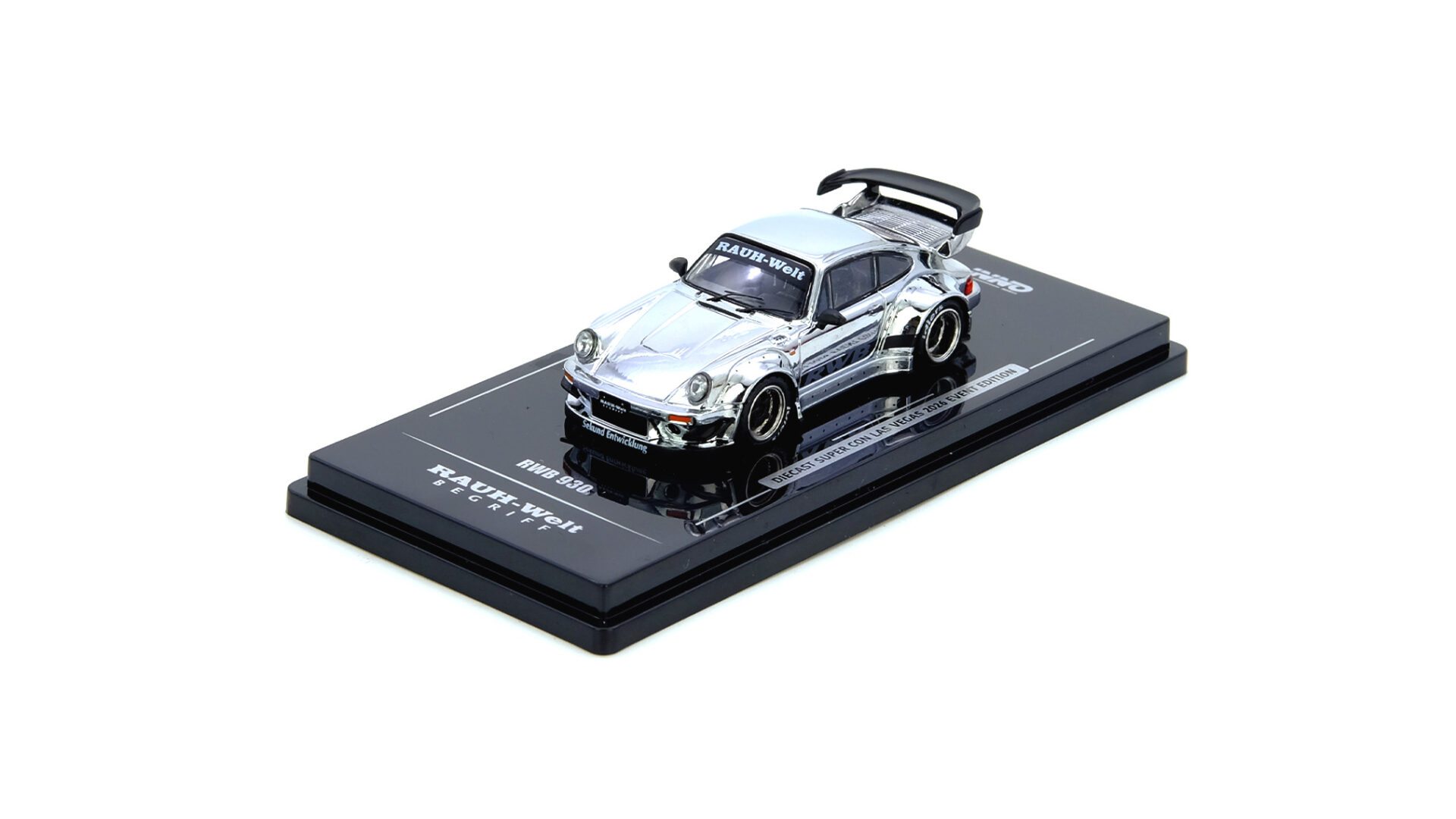 RWB 930 Chrome Silver Diecast Super Con Las Vegas 2026 Event