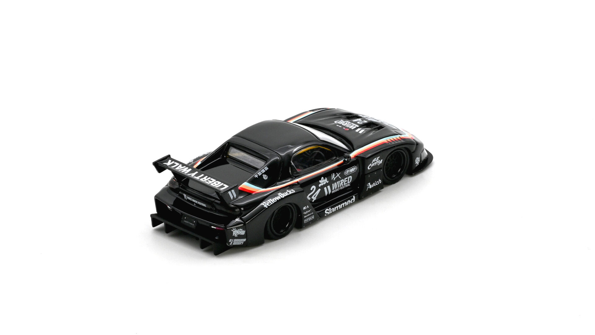 ミニカー INNO64 Liberty Walk WIRED MUSIC FESTIVAL Mazda RX-7 FC3S Liberty Walk 